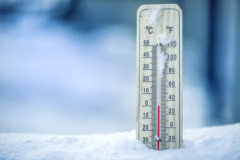 Freezing temperatures incoming as we drop below zero degrees tonight