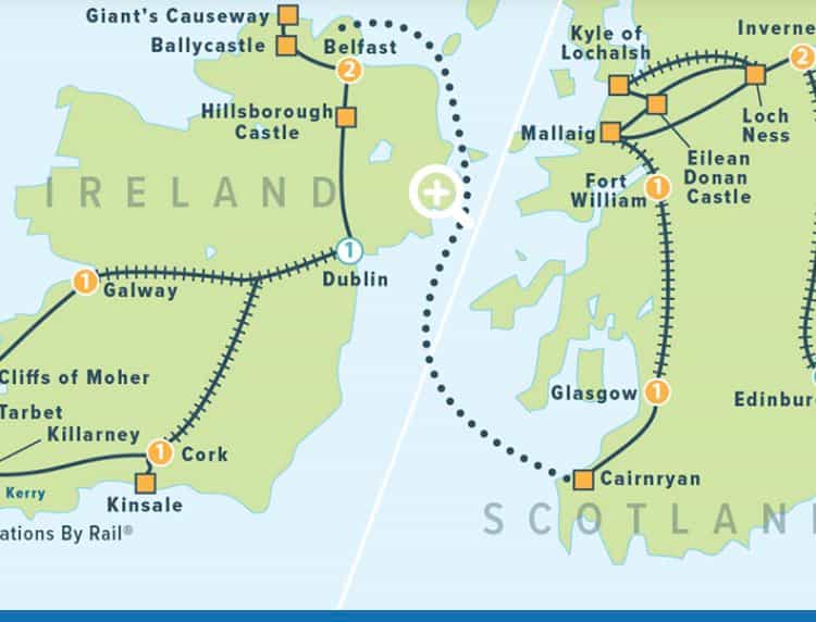 ‘Did Cork finally invade Waterford?’ US train company shares questionable map of Ireland
