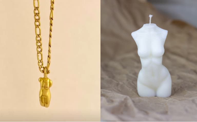 You can buy a necklace version of the nudey candles everyone’s obsessed with