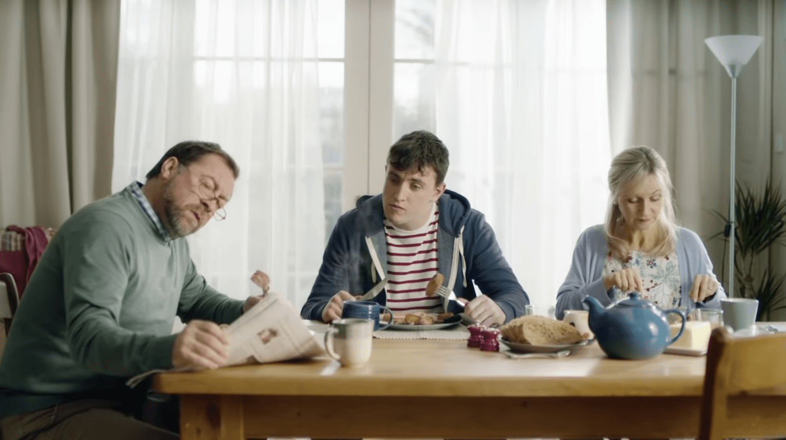 Paul Mescal has provided the BTS scoop on that Denny’s ad