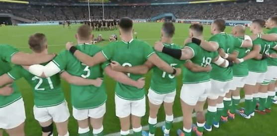 WATCH: Fields of Athenry drowns out New Zealand’s haka ahead of RWC quarter-final