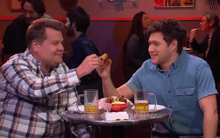 This clip of Niall Horan and James Cordon eating chicken wings is the most ridiculous thing you’ll watch all day This clip of Niall Horan and James Cordon eating chicken wings is the most ridiculous thing you’ll watch all day