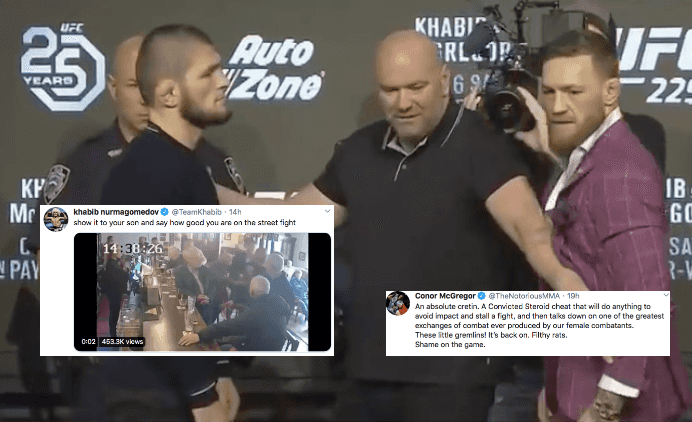 Conor McGregor and Khabib Nurmagomedov involved in brutal social media exchange Conor McGregor and Khabib Nurmagomedov involved in brutal social media exchange