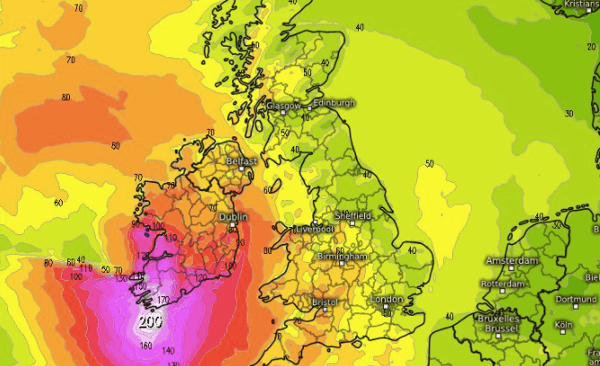 Orange alert issued for seven counties as Storm Ellen approaches Orange alert issued for seven counties as Storm Ellen approaches