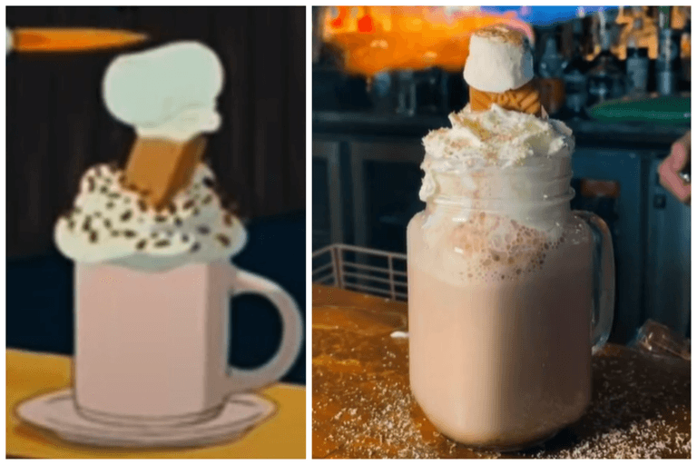 Remember the Flanders hot chocolate from The Simpsons Movie? You can now get it for real! Remember the Flanders hot chocolate from The Simpsons Movie? You can now get it for real!