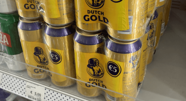 Dutch Gold lower their alcohol volume to sell cheaper cans Dutch Gold lower their alcohol volume to sell cheaper cans