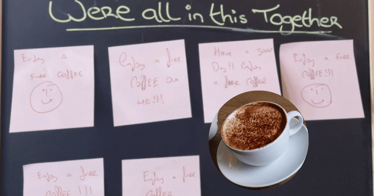 Tullamore café introduce ‘Pay with Post-It’ scheme to provide free coffees