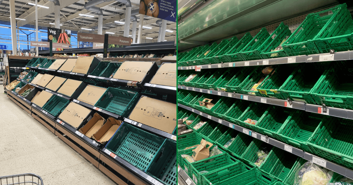 UK Supermarkets impose purchase limits on fruit and veg amid supply shortages