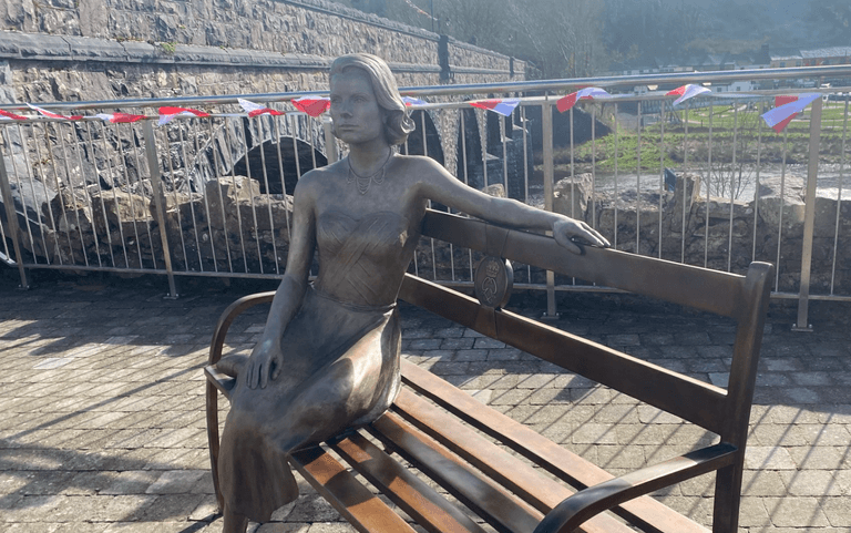 A new Grace Kelly statue has been unveiled in Newport A new Grace Kelly statue has been unveiled in Newport