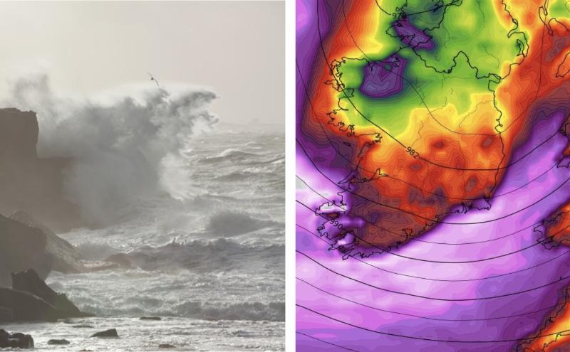 ‘Rough days ahead’ – Weather expert warns ‘red level’ winds could hit Ireland tomorrow