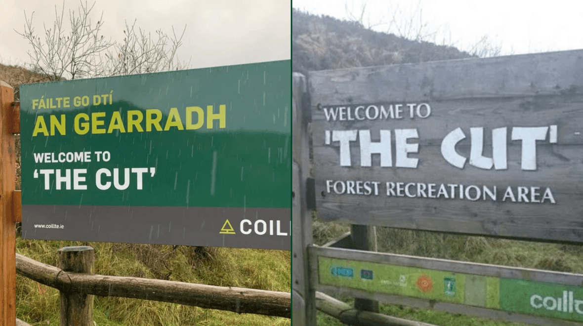 Laois’ most unfortunate signpost has sadly been changed