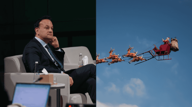 Taoiseach confirms Santa has permission to enter Irish airspace on Christmas Eve Taoiseach confirms Santa has permission to enter Irish airspace on Christmas Eve
