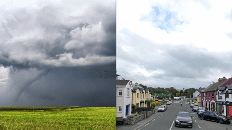 Reported tornado causes serious damage to Leitrim village Reported tornado causes serious damage to Leitrim village