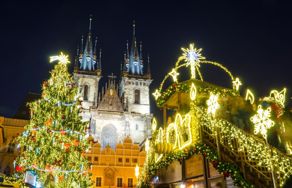 Prague castle Christmas markets
