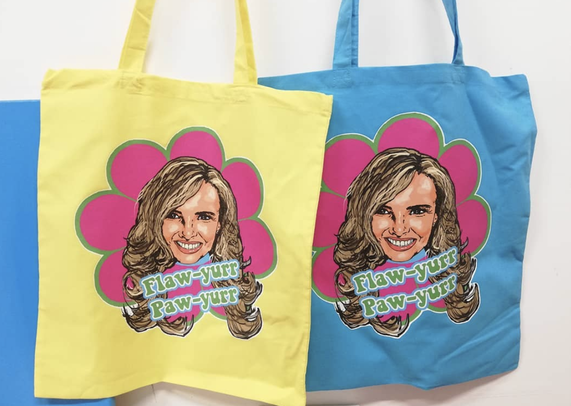 Nadine Coyle tote bags