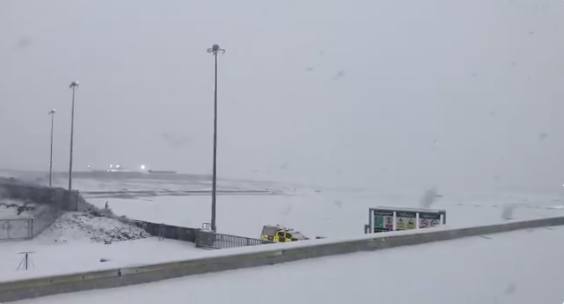 Snow in west of Ireland