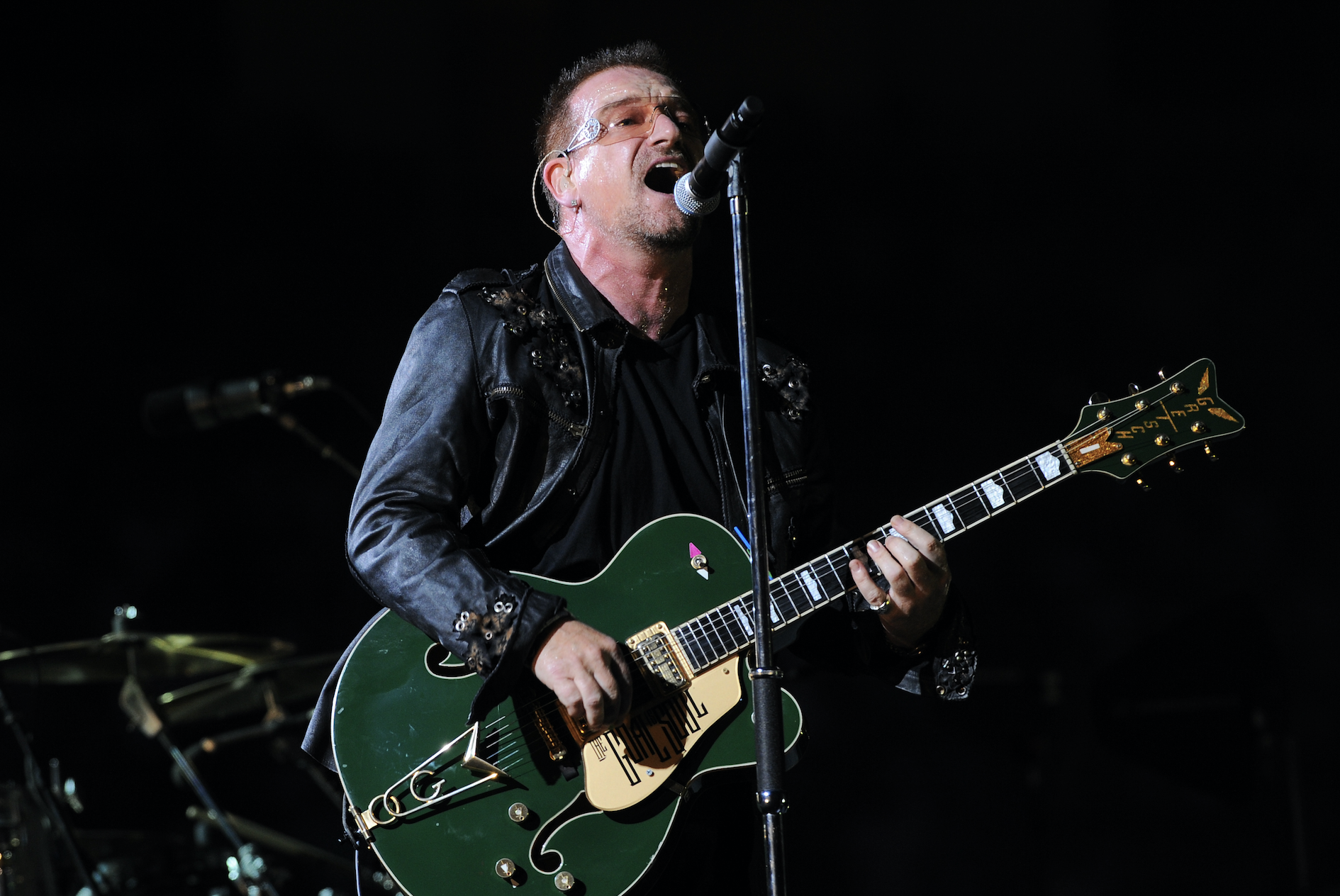 Bono posts clip of new music