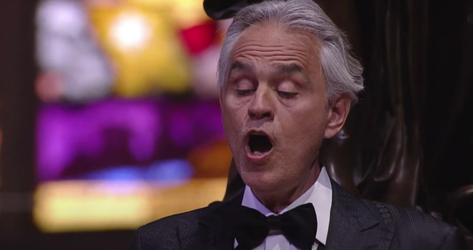 Andrea Bocelli music for hope