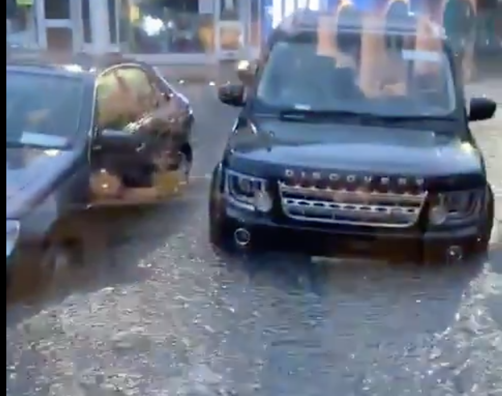 WATCH: Enniscorthy businesses hit by extreme flash flooding