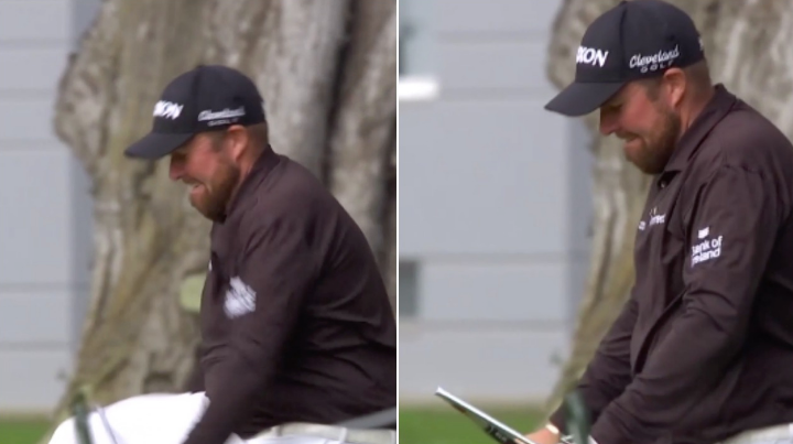 WATCH: Shane Lowry snaps golf club after frustrating round in San Francisco