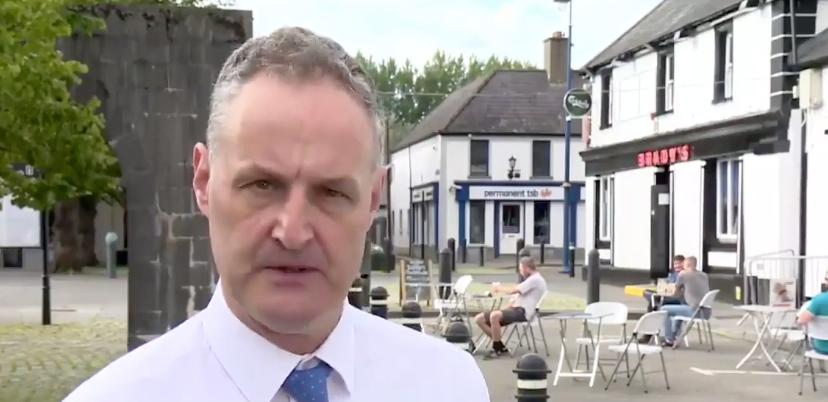 “Shame on you” – Kildare publican struggles to conceal anger in TV interview