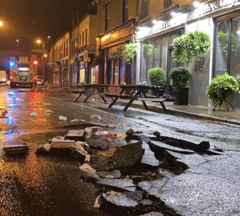 Storm Francis wreaked havoc on Ireland last night with south of country worst hit