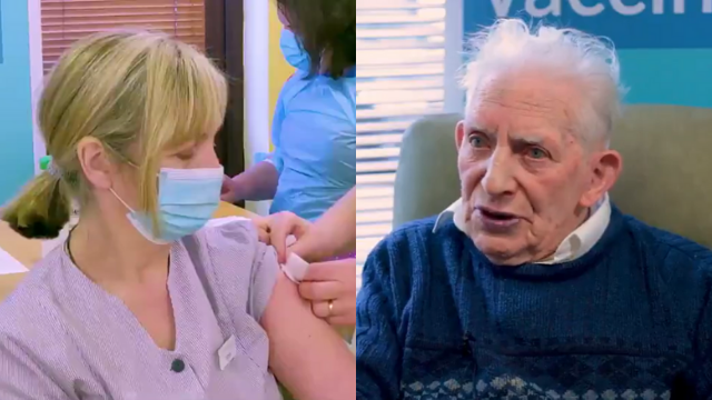WATCH: Nursing home residents and staff share message of hope after receiving vaccine