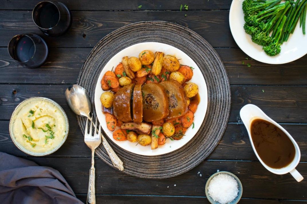 This vegan roast is a great veggie-friendly Sunday lunch idea