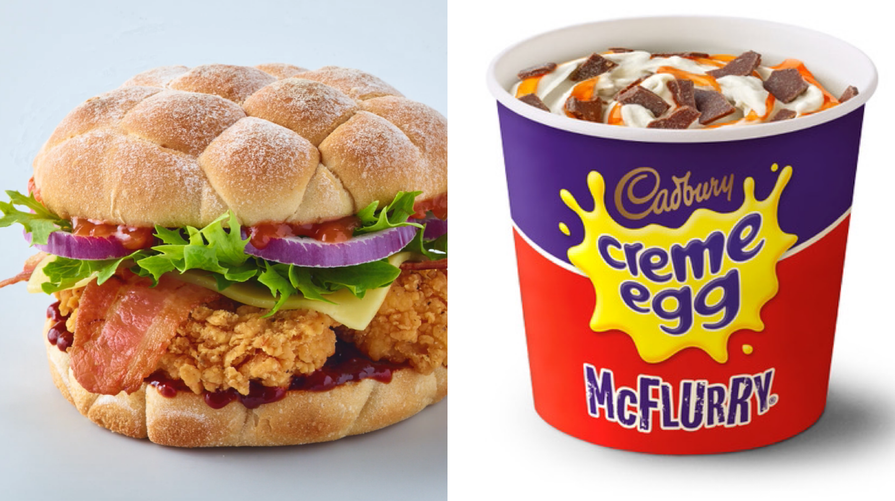 McDonald's has added some new menu items including a Crème Egg McFlurry