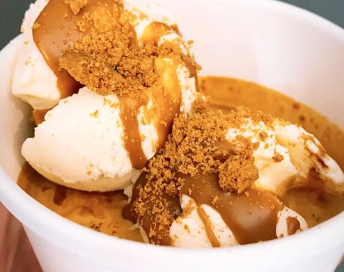 We need to try this Lotus biscuit Affogato coffee immediately