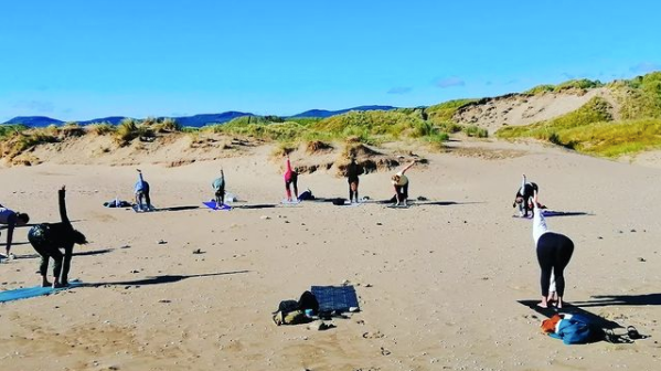 Yoga on the beach will continue in Sligo throughout September