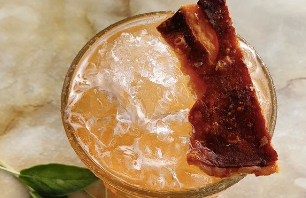 Everything’s better with bacon on it, and cocktails are no exception
