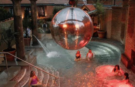 We're obsessing over this Antrim hotel with a disco ball in the pool