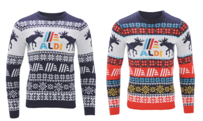 There will be Christmas jumpers in Aldi this weekend