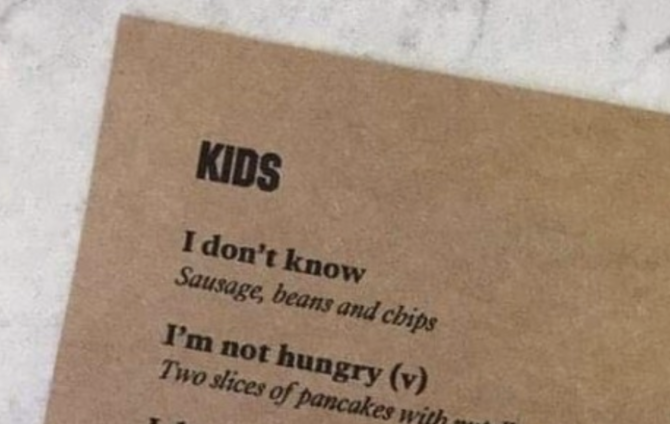 This Kildare eatery has a gas new kids menu