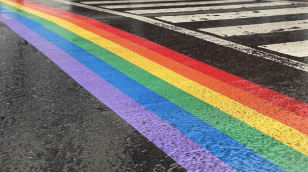 limerick pride rainbow crossing