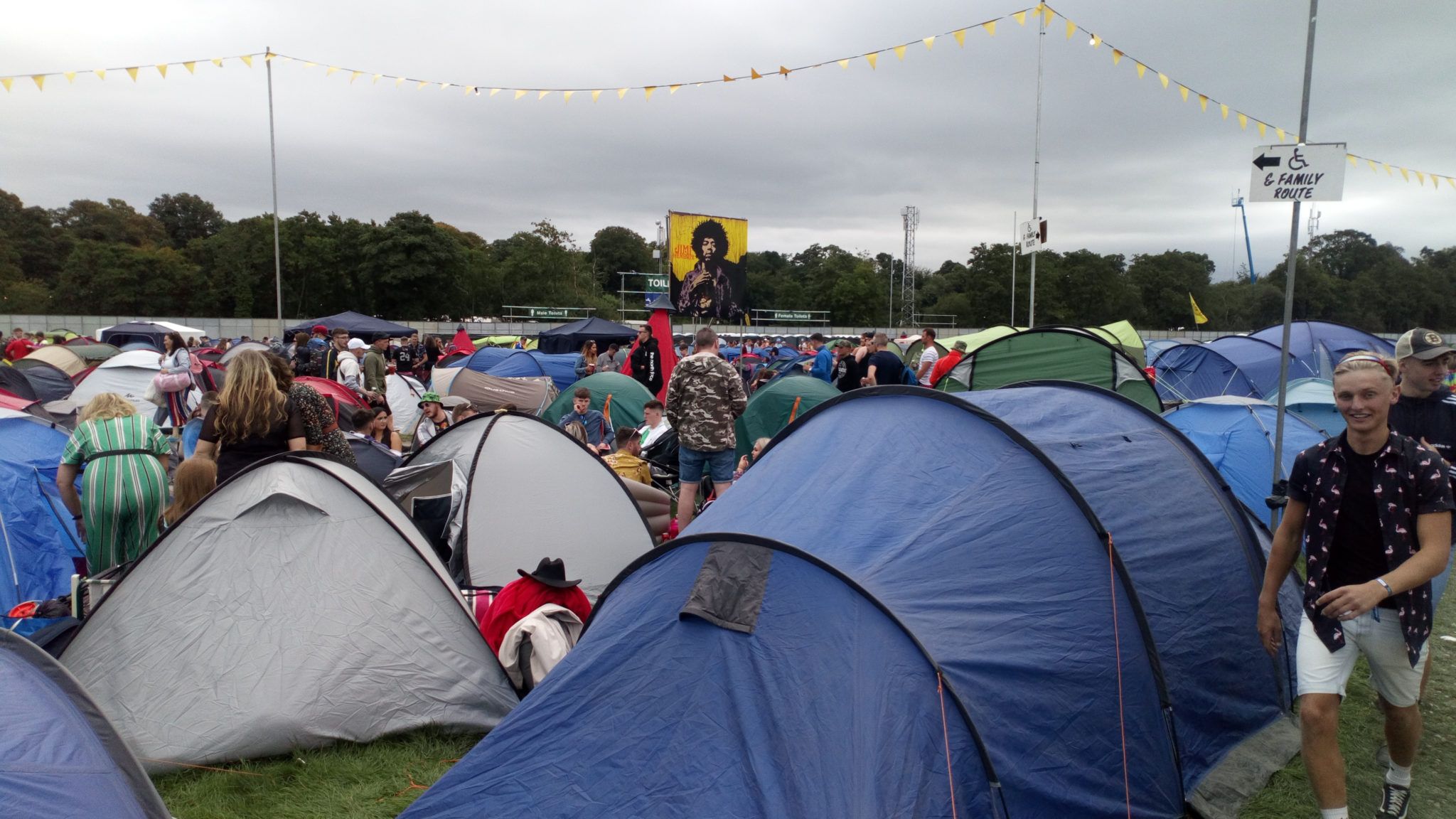 Met Éireann has issued a weather advisory for the entire Electric Picnic weekend