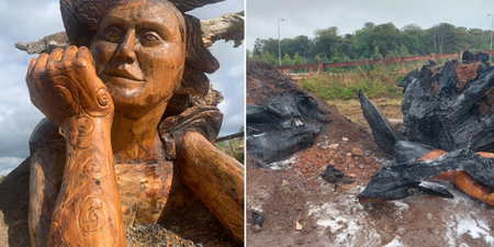 Waterford Greenway sculpture destroyed by suspected arson