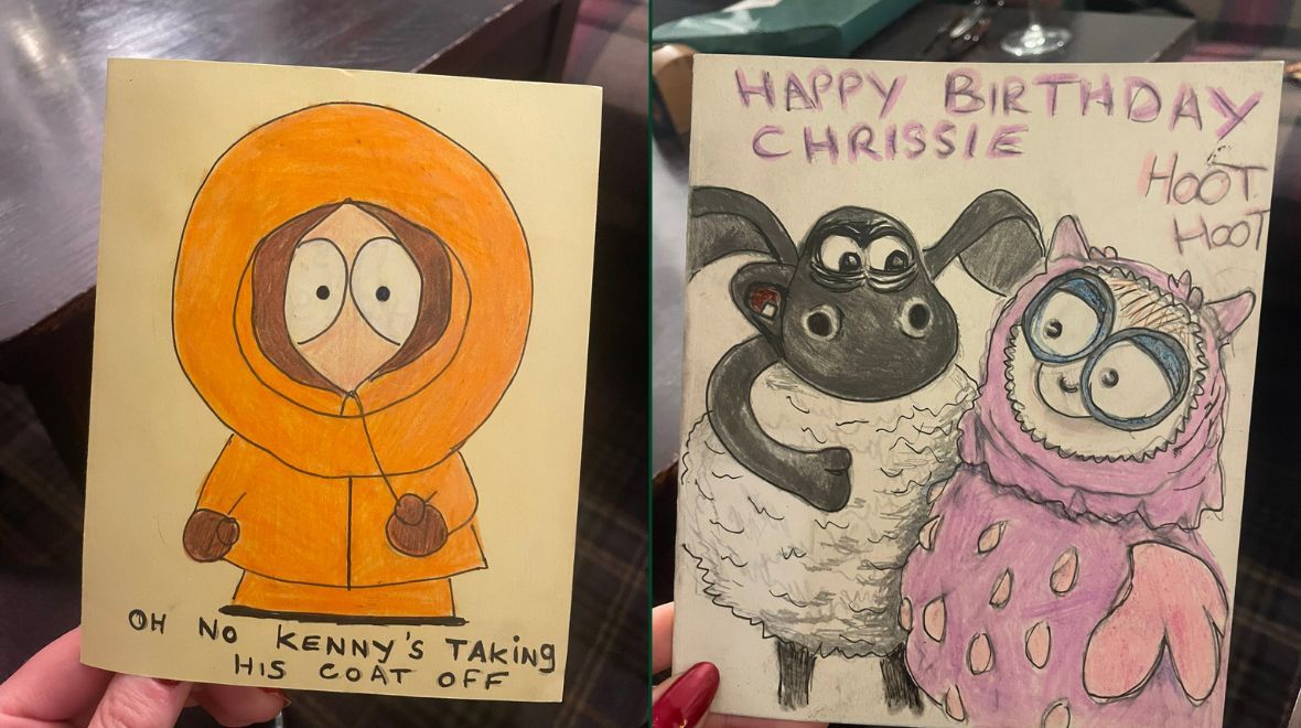 This couple's decades-old collection of hand-made cards will warm the cockles of your heart